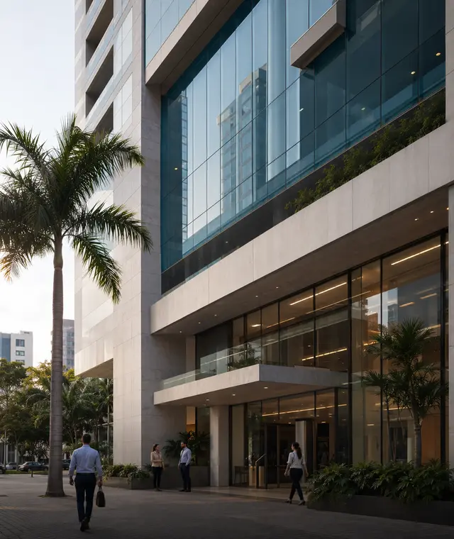 Ambiente empresarial moderno
